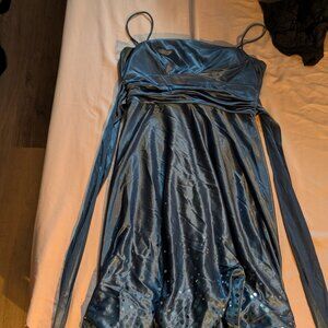 Jump Apparel Girl's Dress, Teal